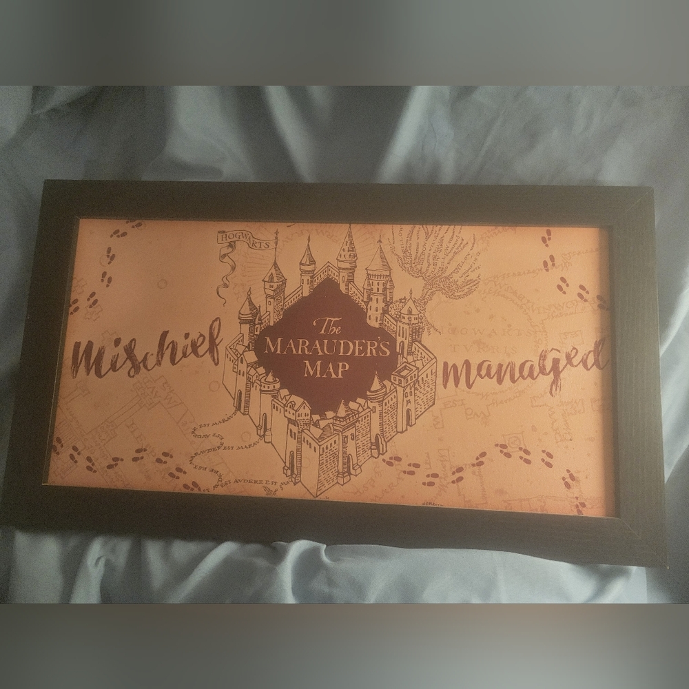 Harry Potter Mischief Managed print